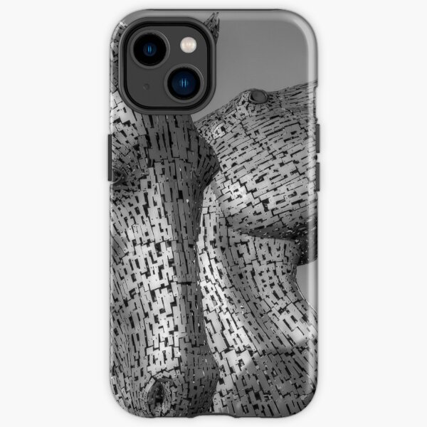 Kelpies - Black and White iPhone Tough Case