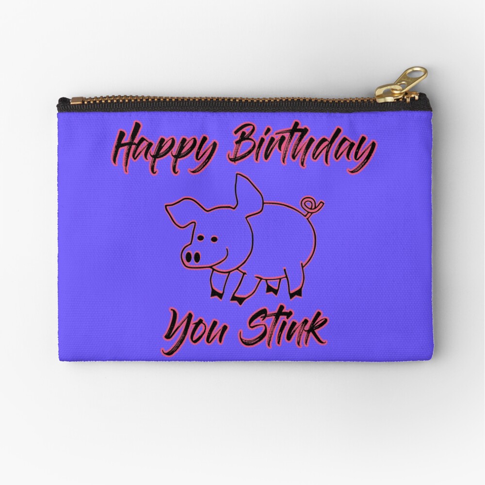 T Shirt Enfant Joyeux Anniversaire Vous Puez Les Cartes Et Les Cadeaux D Anniversaire De Porc Par Willyboy16 Redbubble