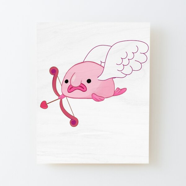 Blob Fish Mounted Print for Sale by SillyFun