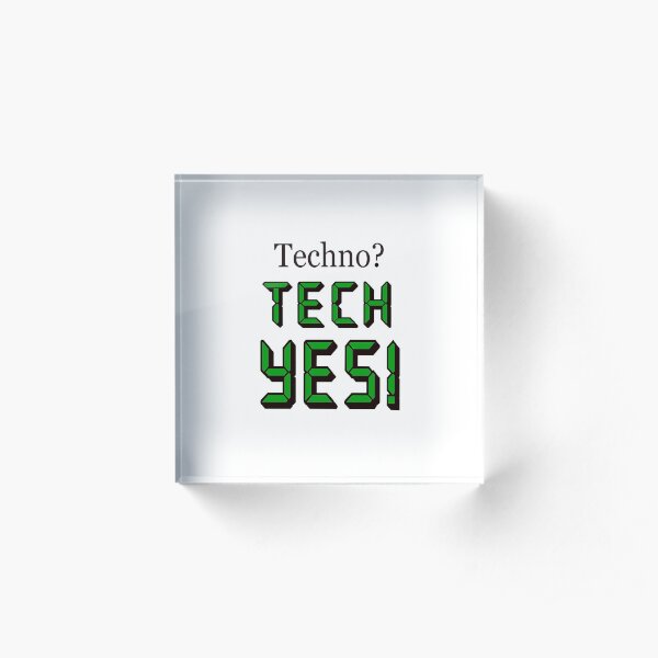 Technophile Acrylic Block