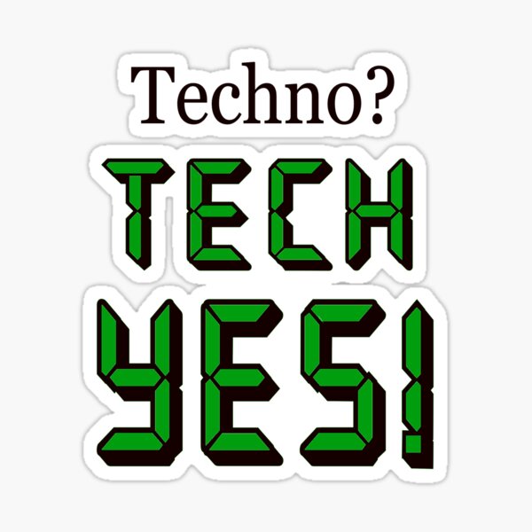 Technophile Sticker