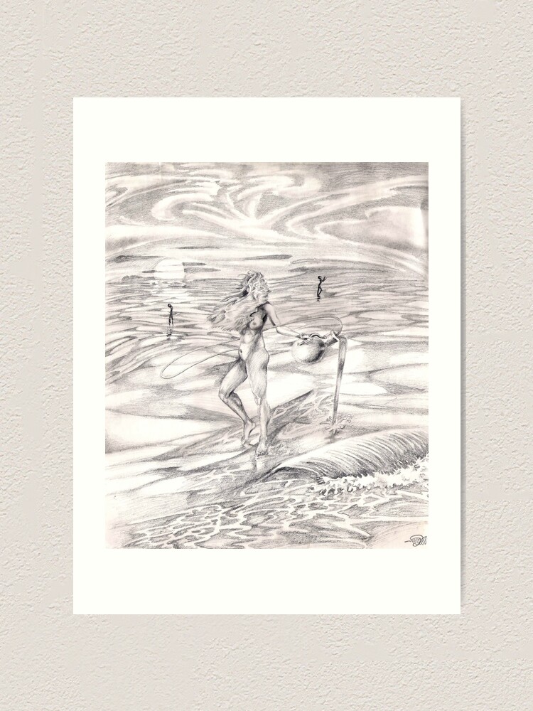 Alternate view of Aquarius Art Print