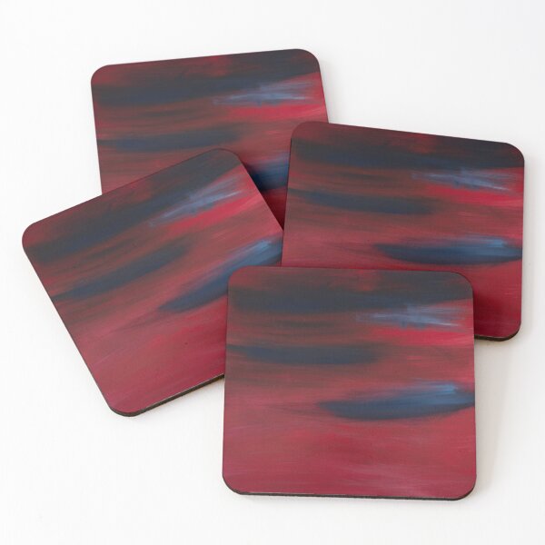 Item preview, Red Blue Color Swipes designed and sold by TavaB.