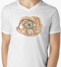 Steampunk Eye on U Men's V-Neck T-Shirt
