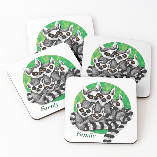 Item preview, Lemur family designed and sold by AShottonArtist.
