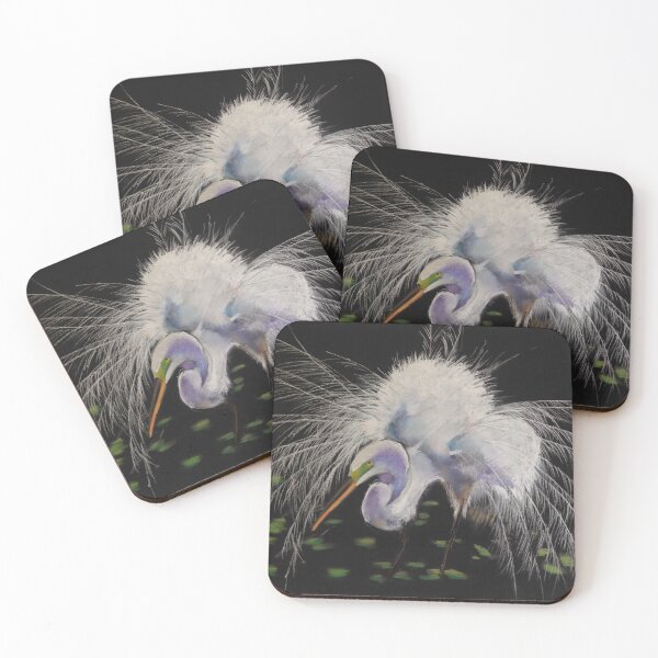 Item preview, Snowy Egret Painting designed and sold by gerrysart.