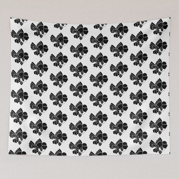 Item preview, Oranda Goldfish Blanco y Negro Logo 20 B2 designed and sold by Nosnah.