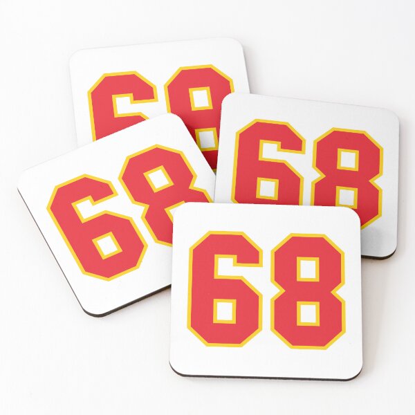 Item preview, 68 Jersey Number, Sixty Eight Red designed and sold by elhefe.