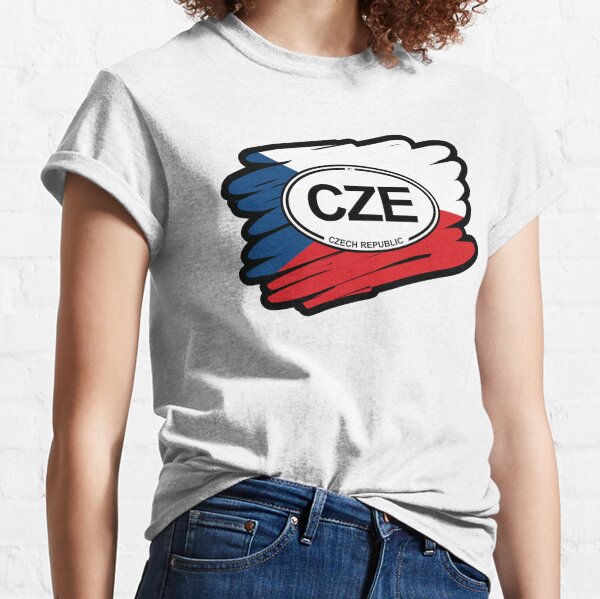Czech Republic, Czech Flag Classic T-Shirt