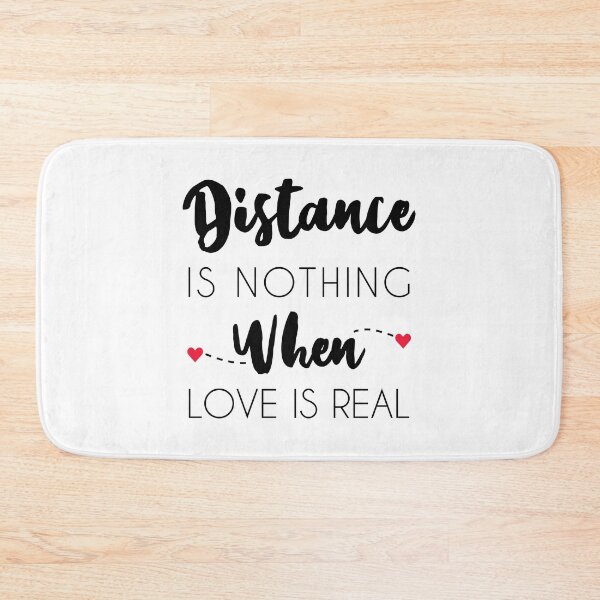 Item preview, Distance Is Nothing When Love Is Real - Long Distance Relationship designed and sold by T-shirt For You.