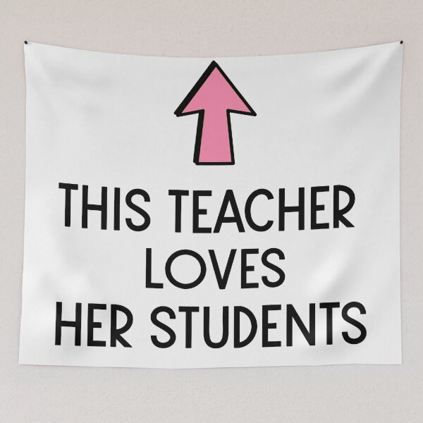 Item preview, This Teacher Loves Her Students designed and sold by jackknite.