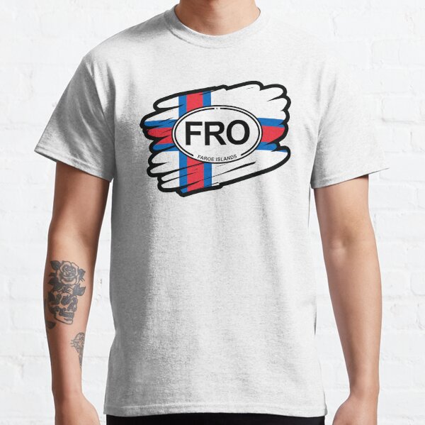 Faroe Islands, Faroese Flag Classic T-Shirt