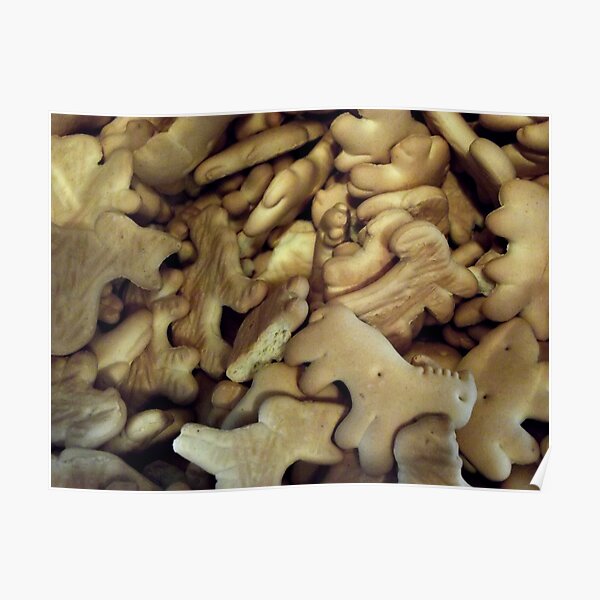 "Animal crackers in my soup Monkeys and rabbits loop the loop" Poster