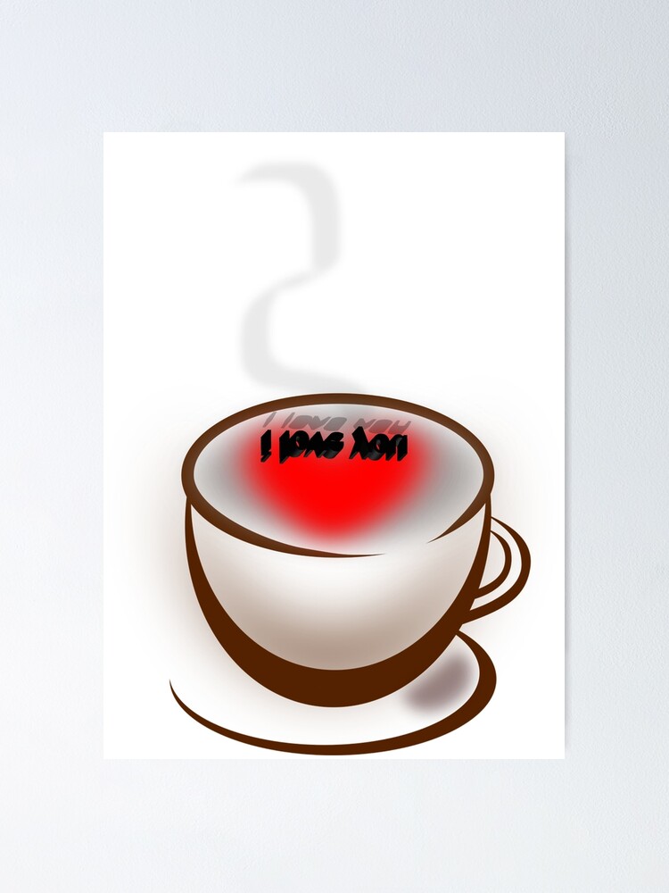 Poster Je T Aime Bebe Je T Aime Tellement Je T Aime Allah Un Je T Aime Bebe Par Amin5 Redbubble