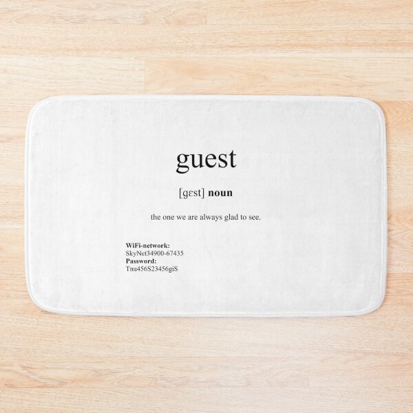 Item preview, Guest Definition | Dictionary Collection designed and sold by Designschmiede.