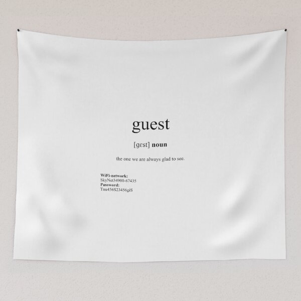 Item preview, Guest Definition | Dictionary Collection designed and sold by Designschmiede.