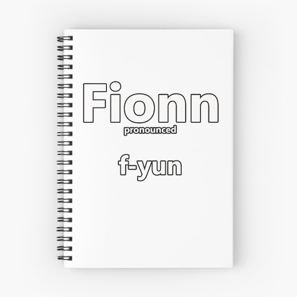 Item preview, Fionn - how to pronounce this Irish boys name designed and sold by Caroline Brennan.
