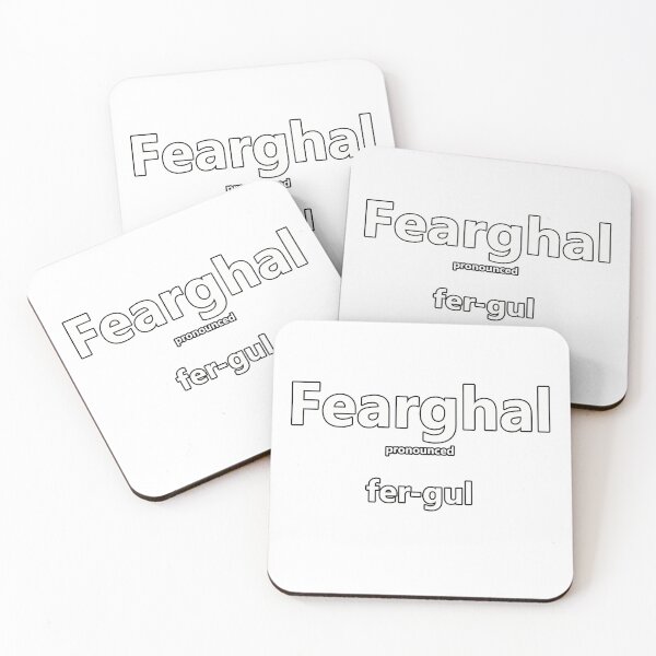 Item preview, Fearghal - how to pronounce this Irish boys name designed and sold by Caroline Brennan.