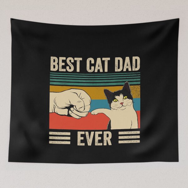 Item preview, Best Cat Dad Ever Vintage  designed and sold by Helmiruhan3n.