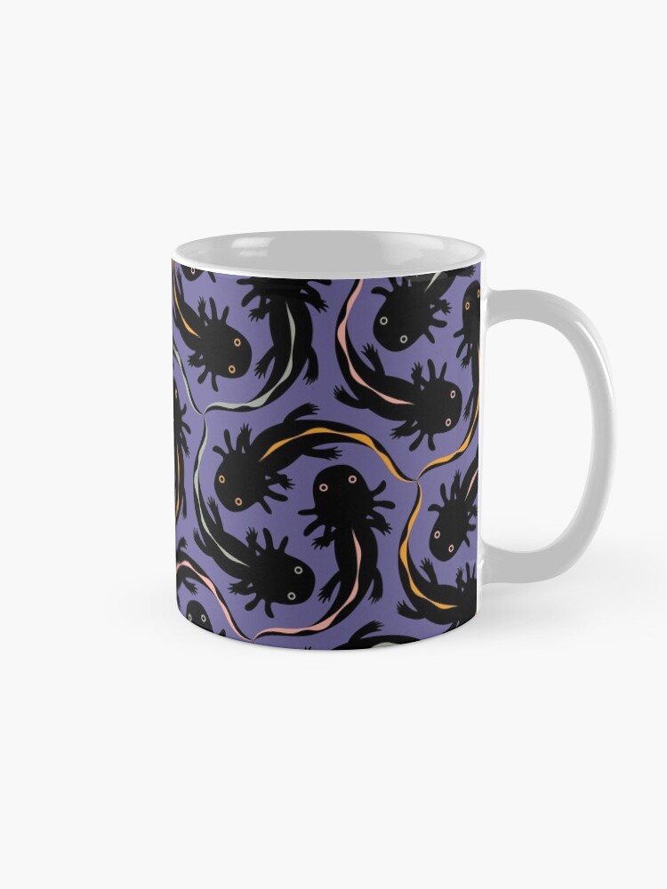 Alternate view of WE LOVE M.C. ESCHER style - Axolotl symmetrical pattern Mug