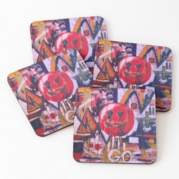 Item preview, happy loud abstract art designed and sold by SKETCHED OUT.