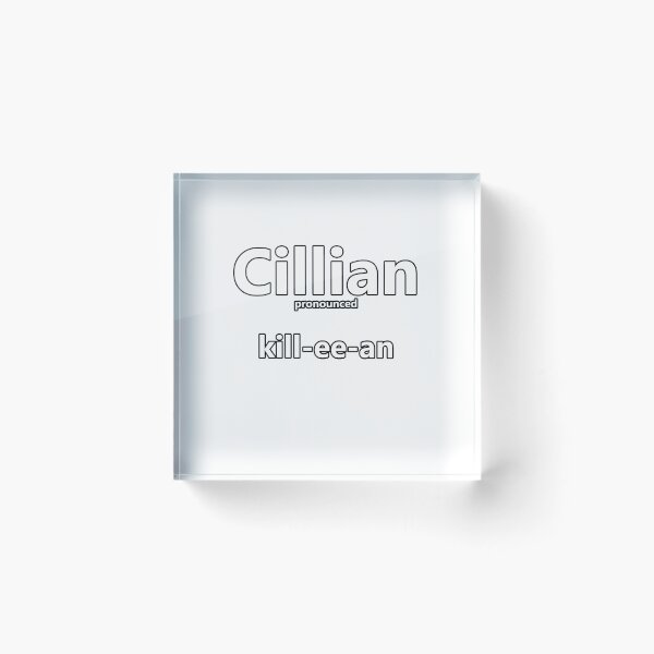 Item preview, Cillian, how to pronounce this Irish boys name designed and sold by Caroline Brennan.