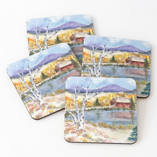 Item preview, "Vermont Autumn Snow" designed and sold by thedocandcat.