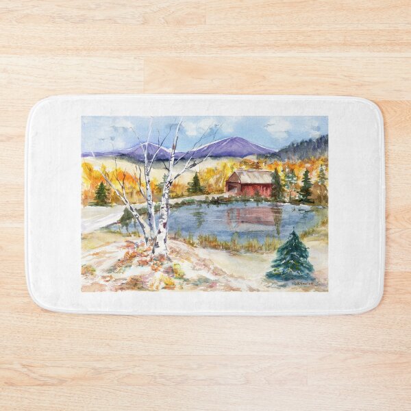Item preview, "Vermont Autumn Snow" designed and sold by thedocandcat.