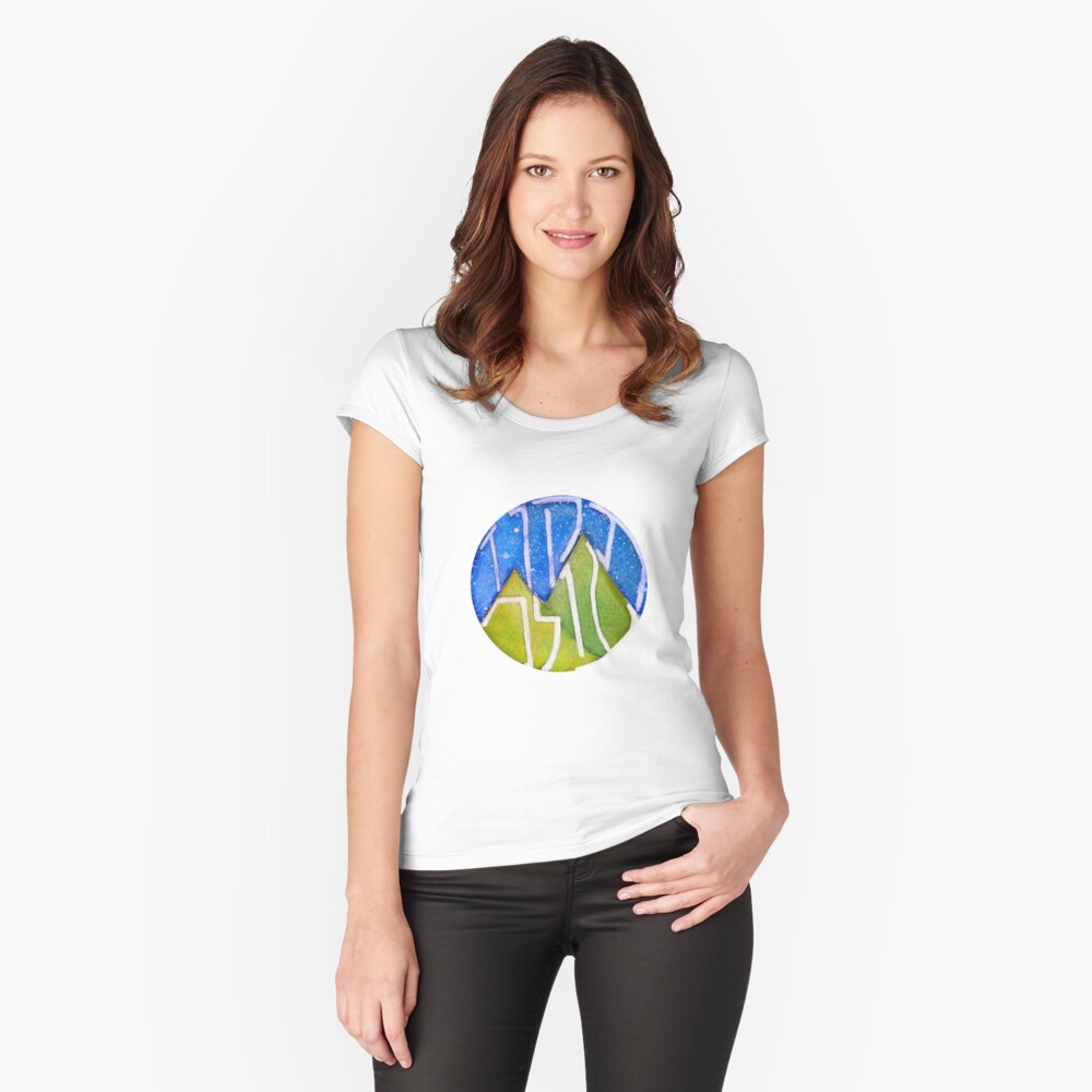 Item preview, Fitted Scoop T-Shirt designed and sold by smensch.