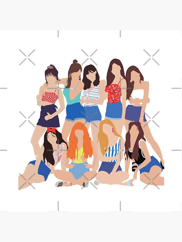 Twice Dance The Night Away Art Board Print By Redledger Redbubble