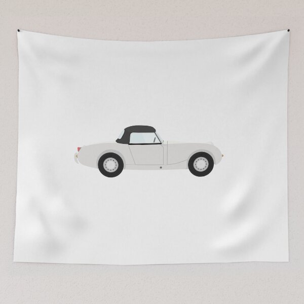 Item preview, Austin Healey Sprite MK1 'Frogeye/Bugeye' Sports Classic Car (Old English White) with Hardtop designed and sold by JHMimaging.