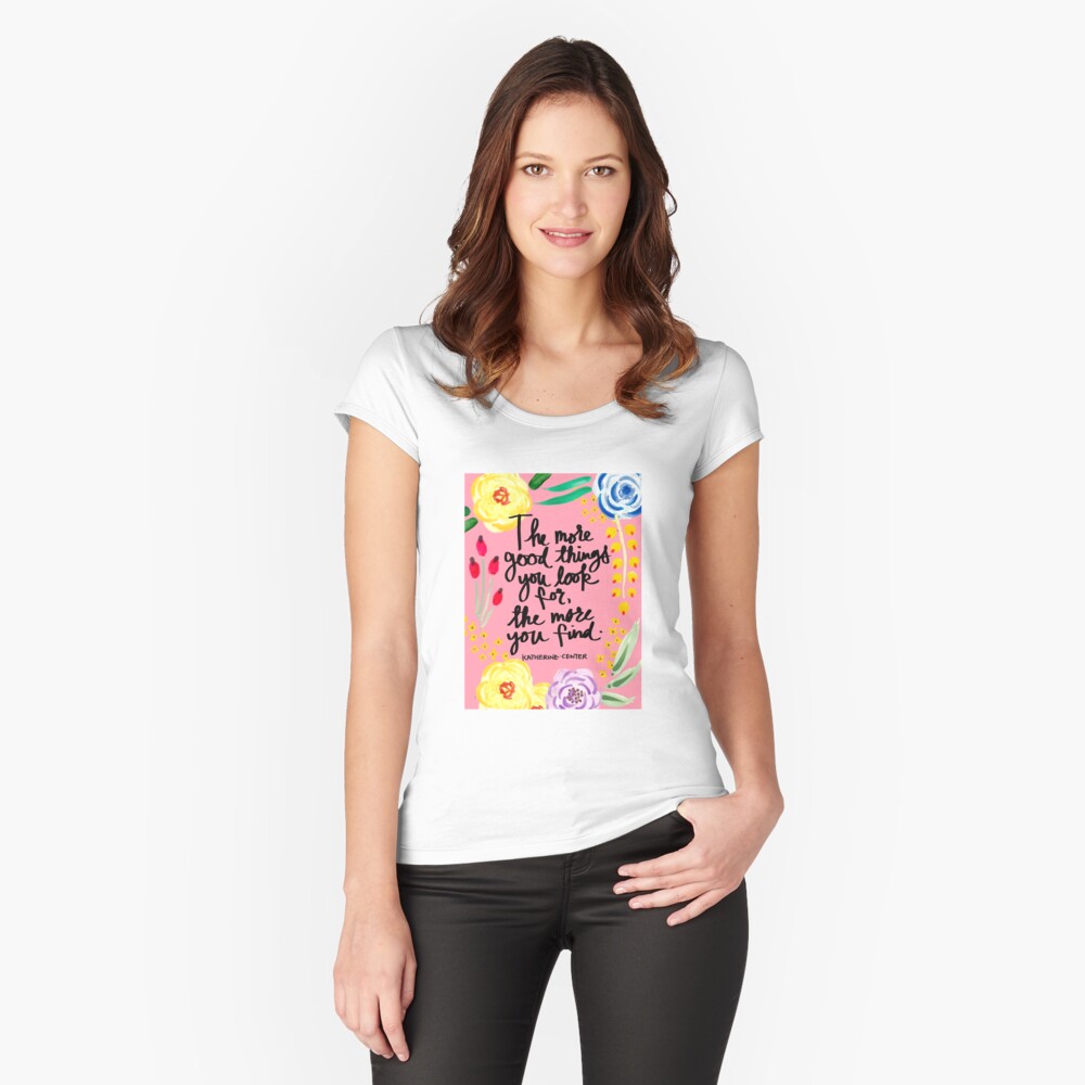 Item preview, Fitted Scoop T-Shirt designed and sold by KatherineCenter.