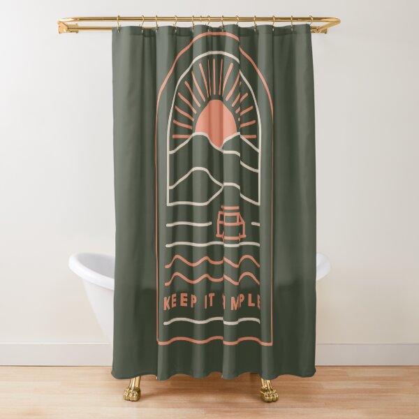 Keep It Simple Shower Curtain