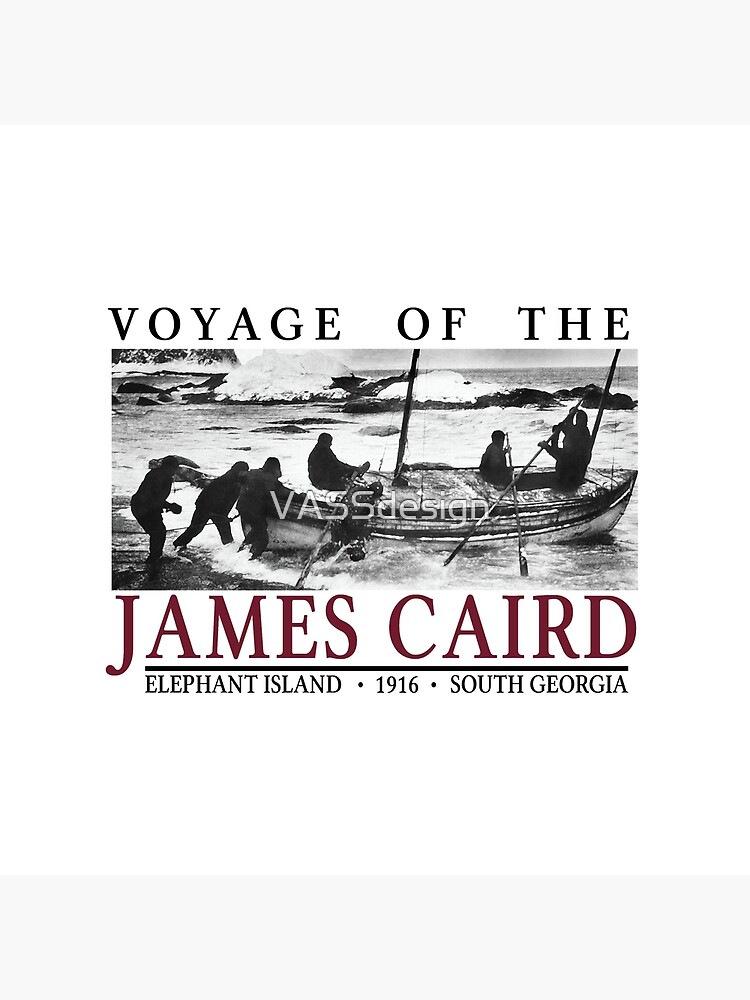 The Voyage Of The James Caird. Tote Bag by No Alphabet - 13 x 13