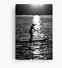 Paddle Boarding Canvas Print