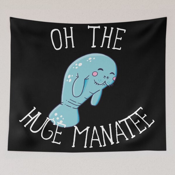 Item preview, Oh The Huge Manatee Kawaii designed and sold by kenix73.