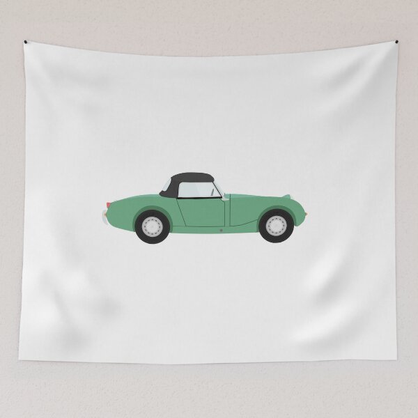 Item preview, Austin Healey Sprite MK1 'Frogeye/Bugeye' Sports Classic Car (Leaf Green) with Hardtop designed and sold by JHMimaging.