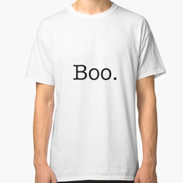 Keep Calm and Haunt On Ghost Boo Halloween Scare Scary Juniors V-neck T-shirt