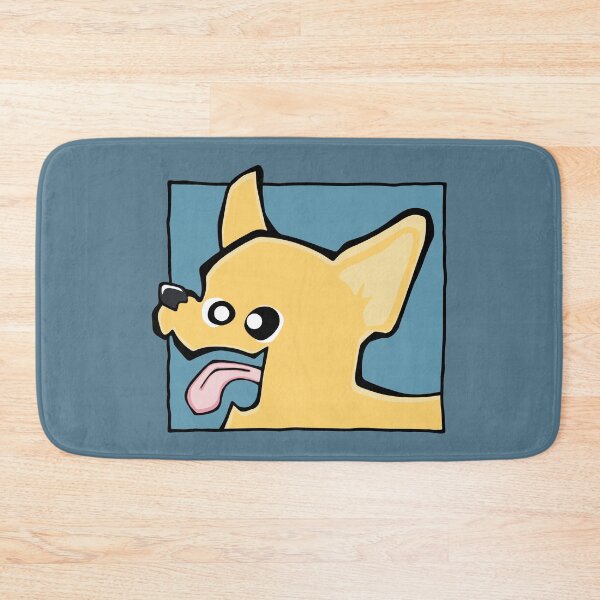Item preview, Chihuahua - Short Hair - Cream (Face) BLUE BG designed and sold by TheChicken.
