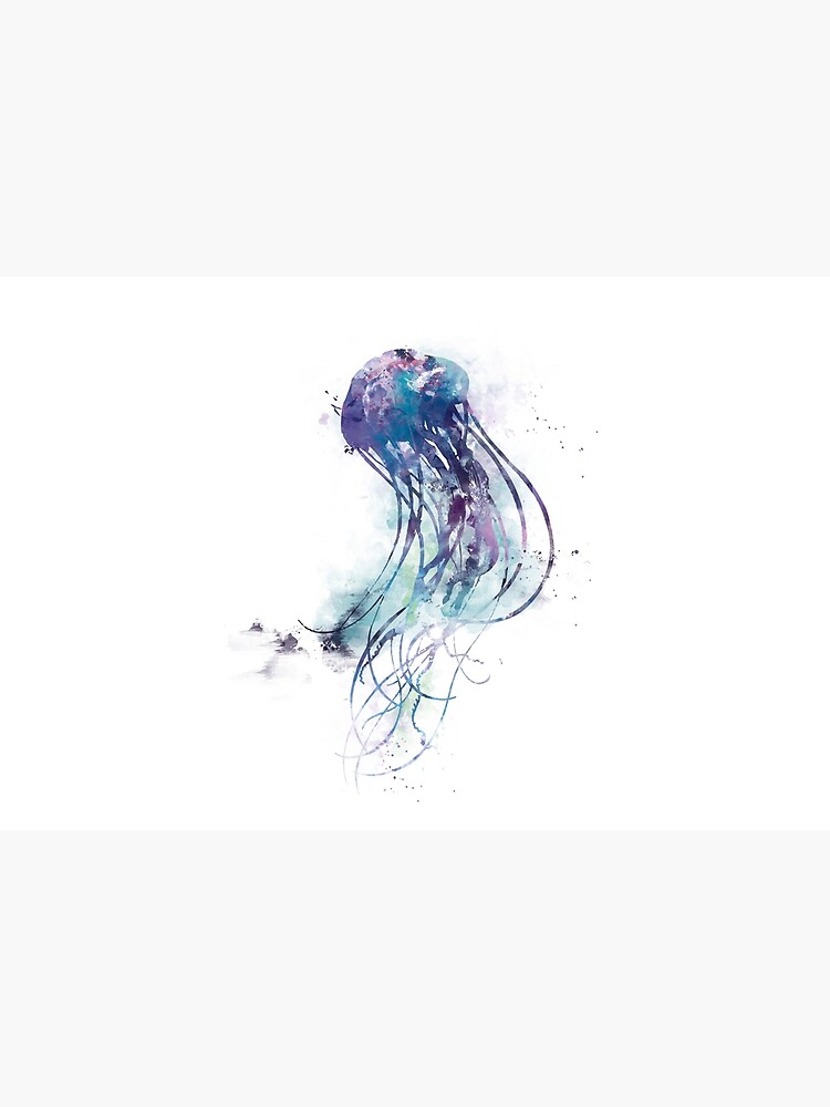 "Jellyfish" Bath Mat by MonnPrint Redbubble