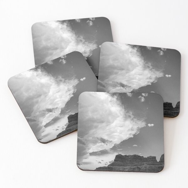 Item preview, Incoming Storm Over Badlands Black and White designed and sold by Zurickdesigns.