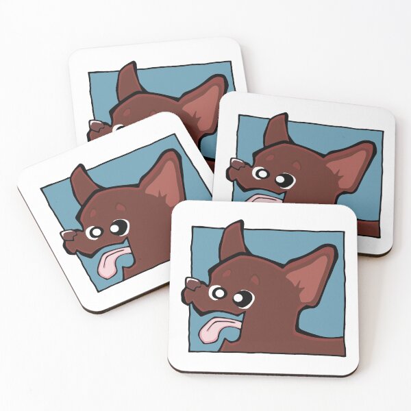 Item preview, Chihuahua - Short Hair - Chocolate (Face) WHITE BG designed and sold by TheChicken.