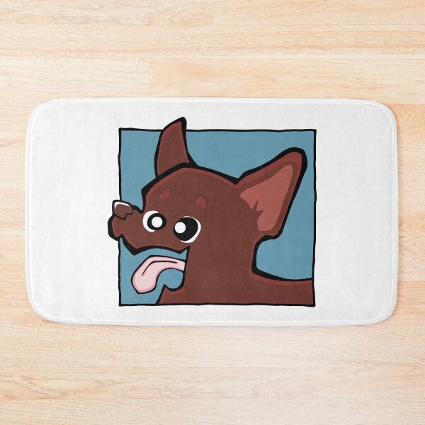 Item preview, Chihuahua - Short Hair - Chocolate (Face) WHITE BG designed and sold by TheChicken.