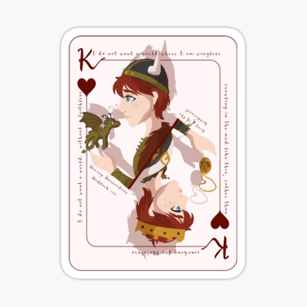 Item preview, King of Hearts - Hiccup designed and sold by Heleneintheclouds.