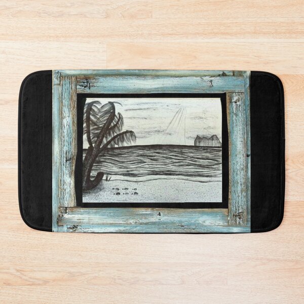 Item preview, Hawaiian Beach Sketch designed and sold by missmermaid1990.