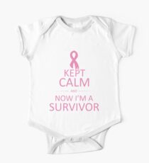 Kept Calm and Now I'm a Survivor One Piece - Short Sleeve