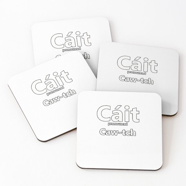 Item preview, Cáit - how to pronounce the Irish girls name designed and sold by Caroline Brennan.