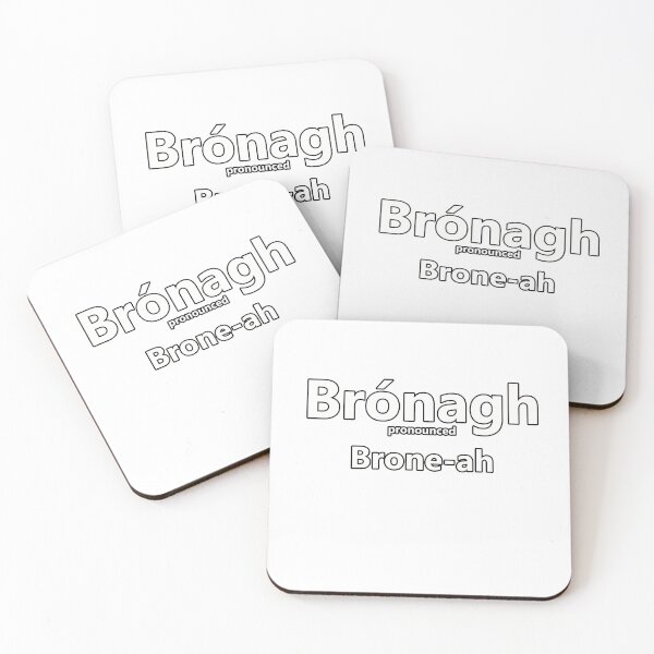 Item preview, Brónagh - how to pronounce the Irish girls name designed and sold by Caroline Brennan.