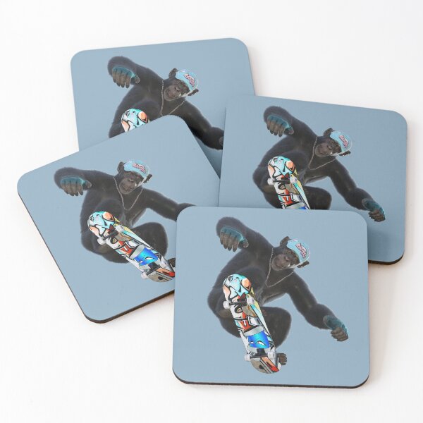 Item preview, Monkey Skateboarder designed and sold by vonHobo.