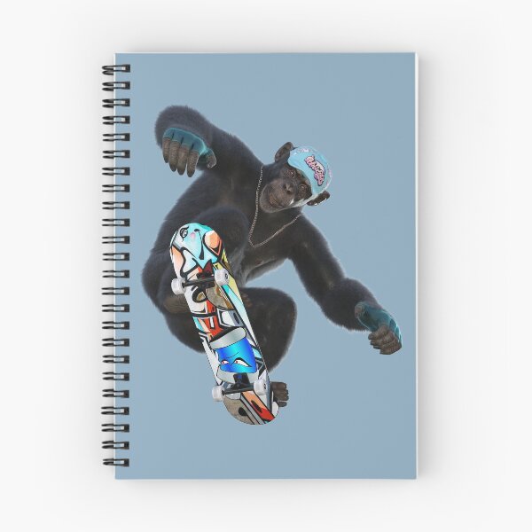 Item preview, Monkey Skateboarder designed and sold by vonHobo.